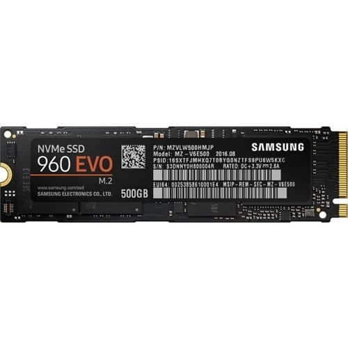 Product Cover Samsung 960 EVO 500GB Solid State Drive (MZ-V6E500BW) m.2 NVMe