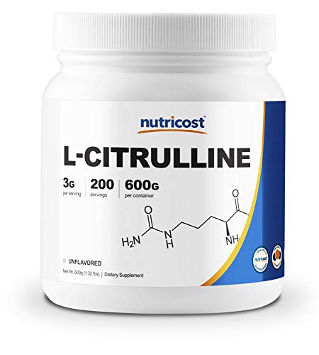 Product Cover Nutricost Pure L-Citrulline (Base) Powder (600 Grams)