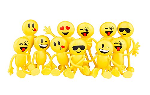 Product Cover Neliblu Emoji Party Favors - Fun Toys - 1 Dozen 4.5