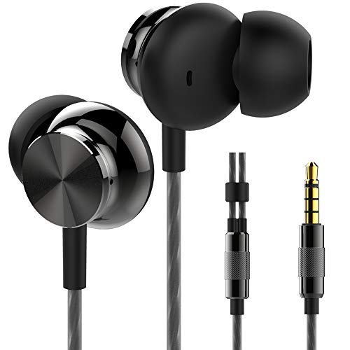 Product Cover Betron BS10 Earphones Headphones, Powerful Bass Driven Sound, 12mm Large Drivers, Ergonomic Design, Black