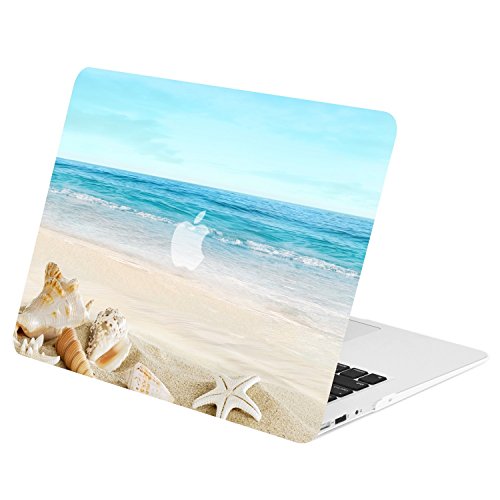 Product Cover TOP CASE - Retro Series Rubberized Hard Case Compatible Older Generation MacBook Air 13