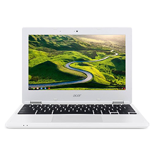 Product Cover Acer Chromebook CB3-131-C3SZ 11.6-Inch Laptop (Intel Celeron N2840 Dual-Core Processor,2 GB RAM,16 GB Solid State Drive,Chrome), White(Renewed)