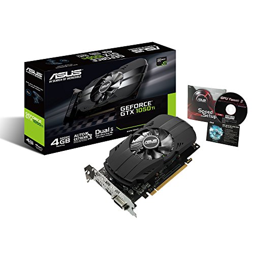 Product Cover Asus GeForce GTX 1050 Ti 4GB Phoenix Fan Edition DVI-D HDMI DP 1.4 Gaming Graphics Card (PH-GTX1050TI-4G) Graphic Cards