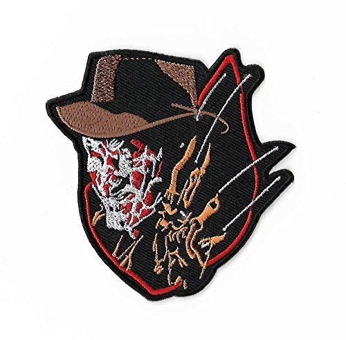 Product Cover Freddy Krueger Patch Embroidered Iron / Sew on Badge Horror Movie A Nightmare on Elm Street Costume Souvenir Applique