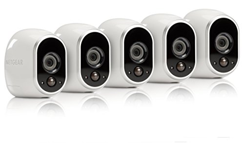 Product Cover Arlo - Wireless Home Security Camera System | Night vision, Indoor/Outdoor, HD Video, Wall Mount | Cloud Storage Included | 5 camera kit (VMS3530-100NAR) - (Renewed)