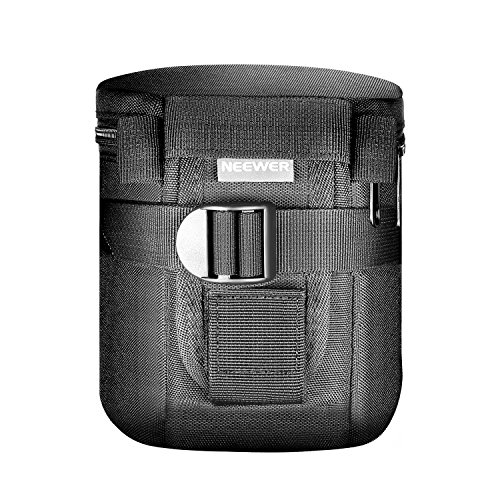 Product Cover Neewer NW-L2020 Black Padded Water Resistant Lens Pouch for 18-55mm Lens, Such as Canon 50-1.4 50-1.8 85-1.8 18-55 35-2/Nikon 50-1.8 16-85 18-55 35-1.8G 60-2.8 24-85 40-1.8