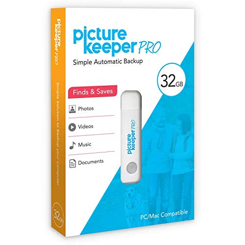 Product Cover Picture Keeper PRO 32GB Smart USB Professional Storage Flash Drive for Photos, Videos, Music and Docs. More Than Just a Photo Backup Stick. for PC/MAC/Laptops/Computers