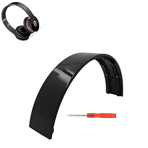Product Cover Solo HD Wireless Headband Replacement Head Band Top Arch Plastic Repair Parts Compatible with Beats by Dr Dre Solo HD Wireless Headphones (Black)