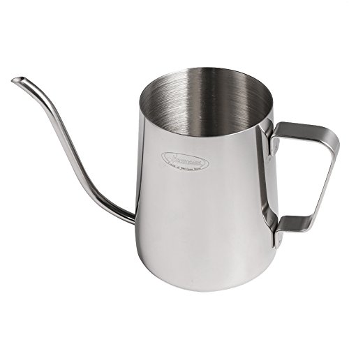Product Cover Long Narrow Spout Coffee Pot [Small] - Newness 304 Stainless Steel Hanging Ear Hand Blunt Pour Over Drip Pot for Coffee Maker, Hanging Ear Coffee Bag Lover, 1.37 Cup (11 Ounces, 330 Milliliter)