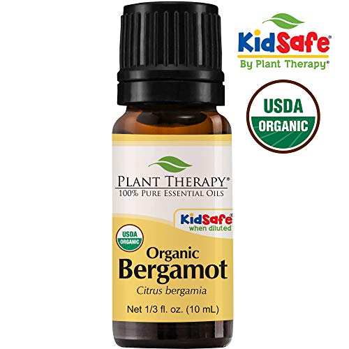 Product Cover Plant Therapy Bergamot Organic Essential Oil 10 mL (1/3 oz) 100% Pure, Undiluted, Therapeutic Grade