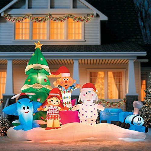 Product Cover Spook Shack Rudolph The Rednose Reindeer Island of Misfit Toys Christmas Inflatable