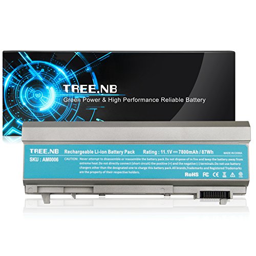 Product Cover Tree.NB Battery Compatible with Dell Latitude E6400 E6410 E6500 E6510 Precision M2400 M4400 M4500,Fits P/N:PT434 KY265 KY265,7800mAh /11.1V /9 Cells High Performance Replacement Laptop Battery