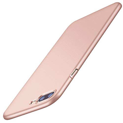 Product Cover TORRAS Slim Fit iPhone 8 Plus Case/iPhone 7 Plus Case, Hard Plastic PC Ultra Thin Mobile Phone Cover Case with Matte Finish Coating Grip Compatible with iPhone 7 Plus / 8 Plus, Rose Gold