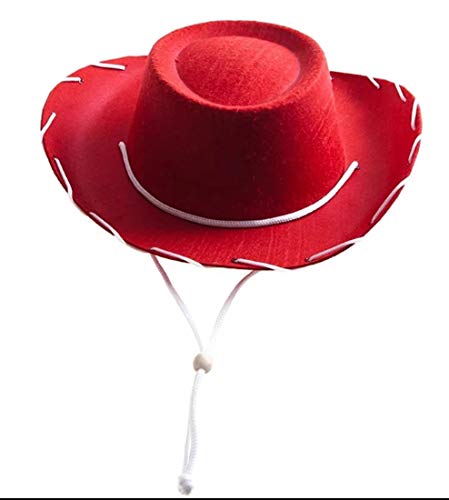 Product Cover Century Novelty Children's Red Felt Cowboy Hat