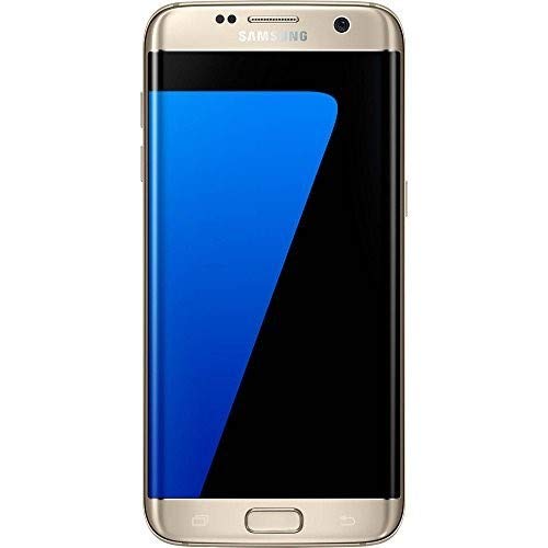 Product Cover Samsung Galaxy S7 EDGE G935v 32GB Verizon Wireless CDMA 4G LTE Smartphone w/ 12MP Camera - Platinum Gold (Renewed)