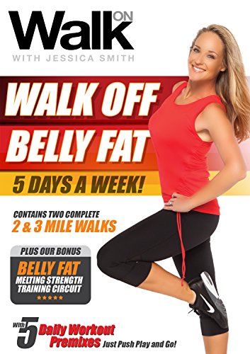 Product Cover Walk On: Walk Off Belly Fat 5 Days a Week with Jessica Smith, Walking at Home, Interval Low Impact Cardio and Strength Training for Women, Beginner, Intermediate Level
