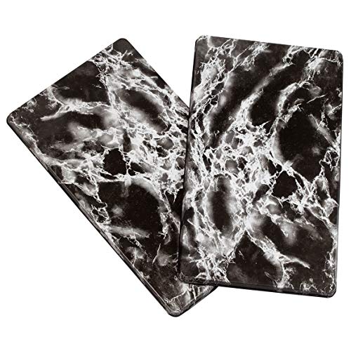 Product Cover Miles Kimball 351050 Marble Burner Covers Set of 2, One Size, Black