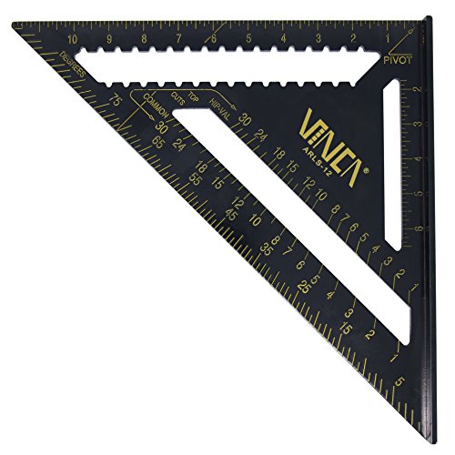 Product Cover VINCA ARLS-12 Aluminum Rafter Carpenter Triangle Square 12 inch Measuring Layout Tool