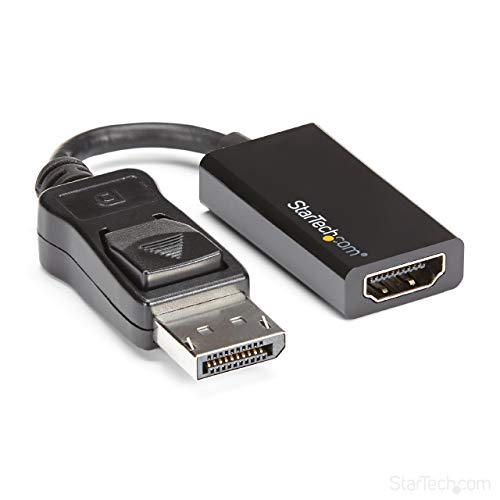 Product Cover StarTech.com DisplayPort to HDMI Adapter - 4K 60Hz - Video Converter for Your DP Computer and HDMI TV or Computer Monitor (DP2HD4K60S)