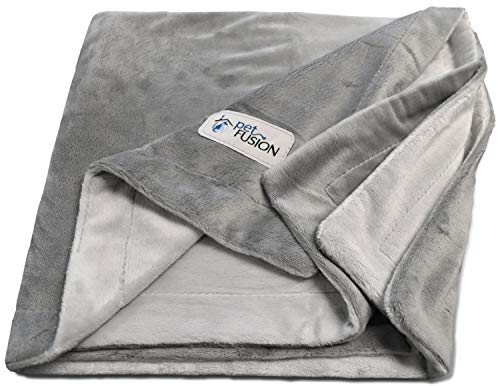 Product Cover PetFusion Premium Pet Blanket, Multiple Sizes for Dogs & Cats. [Reversible Micro Plush]. 100% Soft Polyester