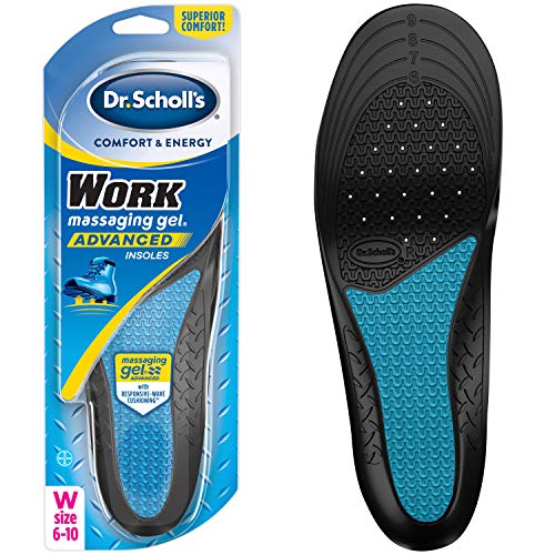 Product Cover Dr. Scholl's WORK Insoles // All-Day Shock Absorption and Reinforced Arch Support that Fits in Work Boots and More (for Women's 6-10)