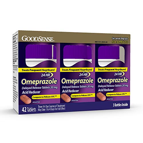 Product Cover GoodSense Omeprazole Delayed Release Tablets 20 mg, 42 Count