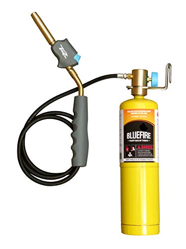 Product Cover MR. TORCH HZ-8388B Self Igniting 3' Hose Gas Welding Torch With Handy Clip, Swirl Flame, Hand Held Portable Nozzle, Fuel by MAPP/MAP Pro/Propane (Torch Kit with MAPP Cylinder)