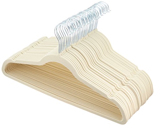Product Cover AmazonBasics Velvet Suit Clothes Hangers, 30-Pack, Ivory