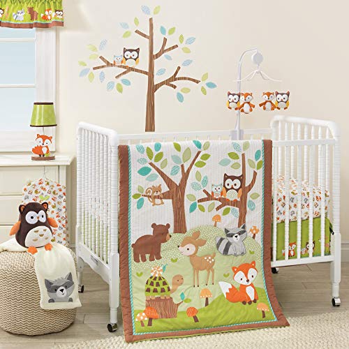 Product Cover Bedtime Originals Friendly Forest Woodland, 3 Piece Bedding Set, Green/Brown