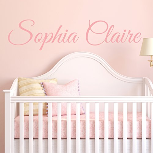 Product Cover Fancy Cursive Single Personalized Custom Name Vinyl Wall Art Decal Sticker 36