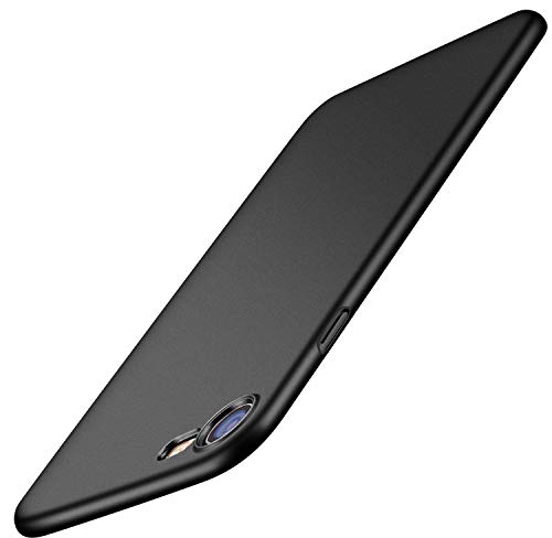 Product Cover TORRAS Slim Fit iPhone 8 Case/iPhone 7 Case, Hard Plastic Full Protective Anti-Scratch Resistant Cover Case Compatible with iPhone 7 (2016)/iPhone 8 (2017), Space Black