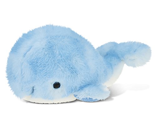 Product Cover Puzzled Sky Blue Whale Plush, 7 Inch Collectible Decorative Fluffy Stuffed Animal Soft Take A Long Plushie Pillow Squishes Washable Cushy Mini Doll Ocean Sea Life Themed Kids Toddlers Toy & Games