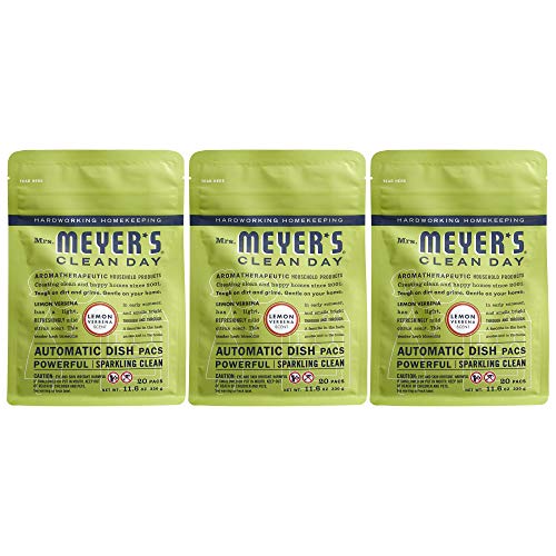 Product Cover Mrs. Meyer's Clean Day Automatic Dish Packs, Lemon Verbena, 20 ct, 3 un