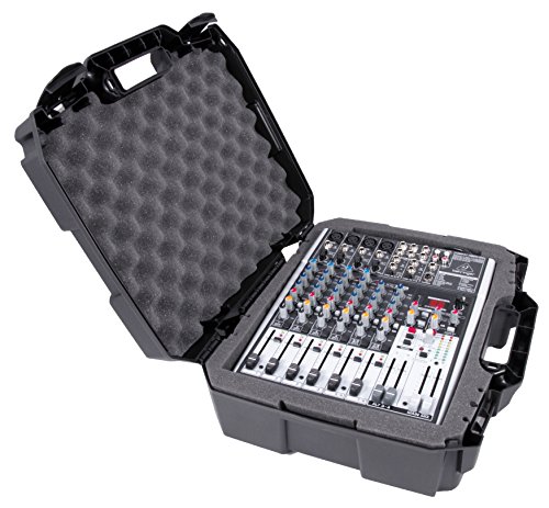 Product Cover Casematix 17 Inch Audio Mixer Carrying Case Compatible with Behringer Xenyx X1204usb , 1204usb , QX1204usb , Q1204usb , 1202fx , 1202 , 802 , Q802usb , QX1202usb , QX1002usb , 1002B , Q1202usb