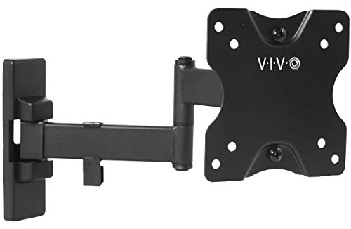 Product Cover VIVO Full Motion Wall Mount for up to 27 inch LCD LED TV and Computer Monitor Screens | Tilt and Swivel Bracket with Max 100x100mm VESA (MOUNT-VW01M)