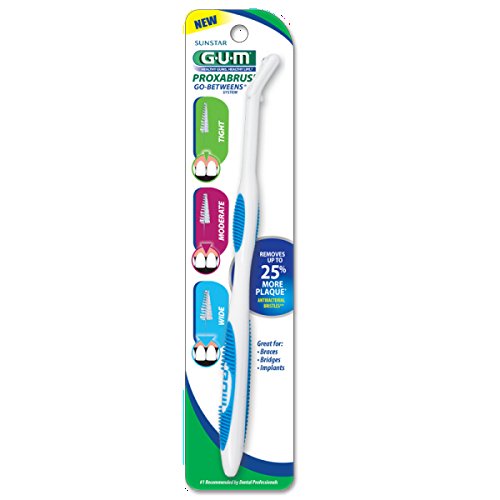 Product Cover GUM Proxabrush Permanent Handle with Tight, Moderate, & Wide Go-Between Heads