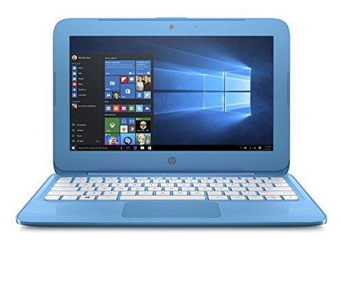 Product Cover HP Stream 11 11.6 inch Flagship High Performance Laptop (Intel Celeron N3050 1.6GHz, 4GB RAM, 32GB Solid State Drive, Windows 10 Home) Blue (Renewed)