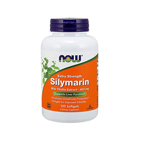 Product Cover Now Supplements, Silymarin Milk Thistle Extract, Extra Strength 450 mg, 120 Softgels
