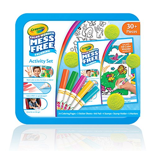 Product Cover Crayola Color Wonder Mess Free Coloring Activity Set, 30+Piece, Toddler Toys, Gift for Kids 3, 4, 5, 6
