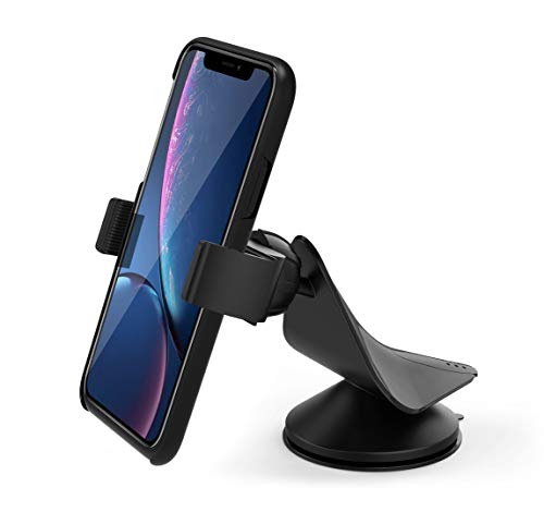 Product Cover ARTECK Car Mount, Universal Mobile Phone Car Mount Holder 360¡ã Rotation for Auto Windshield and Dash, Universal for Cell Phones Apple iPhone Xr, Xs, Xs Max, 8 Plus, Android Smartphone, GPS and Others