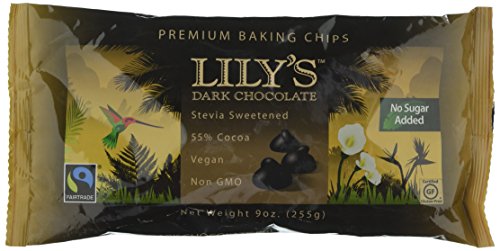Product Cover Lily's Chocolate All Natural Premium Baking Chips, Dark Chocolate, 4Count