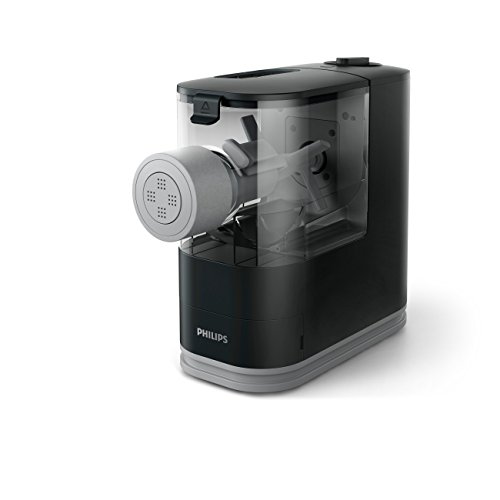 Product Cover Philips Compact Pasta and Noodle Maker with 3 Interchangeable Pasta Shape Plates -  Black - HR2371/05