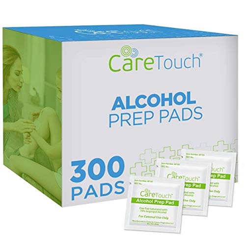 Product Cover Care Touch Sterile Alcohol Prep Pads, Medium 2-Ply - 300 Alcohol Wipes