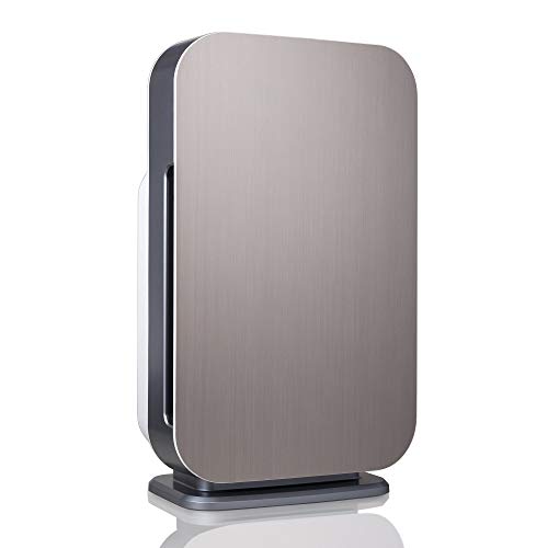 Product Cover Alen BreatheSmart FLEX Air Purifier True HEPA Filter for Home, Offices up to 700 Sqft. Eliminates Germs, Bacteria, Mold, Odors while Filtering Allergens, Pollen, Dust, Pet Dander, in Brushed Stainless
