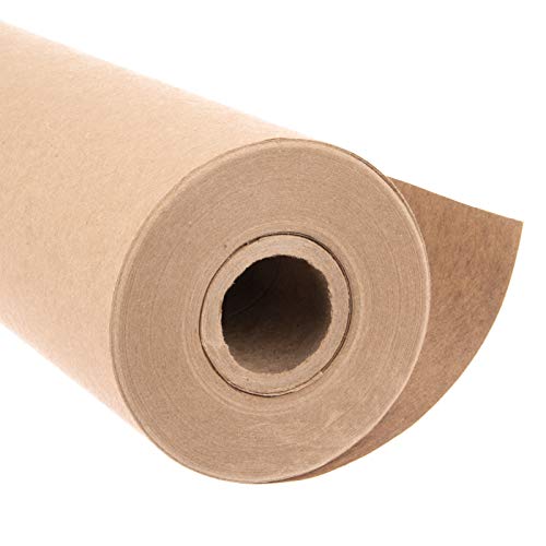 Product Cover Eco Kraft Wrapping Paper Roll (Jumbo Roll) | Biodegradable Recycled Material | Made in the USA | Multi-use: Natural Wrapping Paper, Table Cover/Runner, Moving, Packing & Shipping | 30
