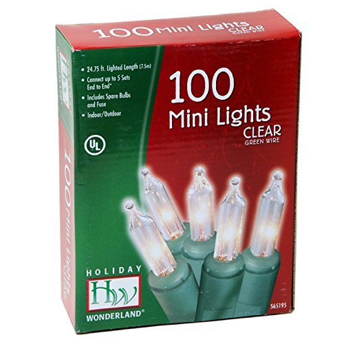 Product Cover Noma/Inliten Holiday Wonderland 100-Count Clear Christmas Light Set (2-pack)