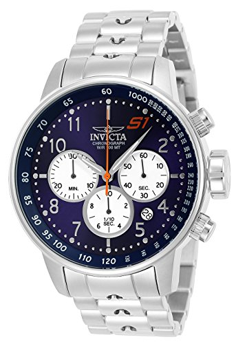 Product Cover Invicta Men's S1 Rally Quartz Watch with Stainless-Steel Strap, Silver, 22 (Model: 23080)