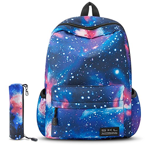 Product Cover School Bag Galaxy Backpacks for Boys Girls With Pen Bag