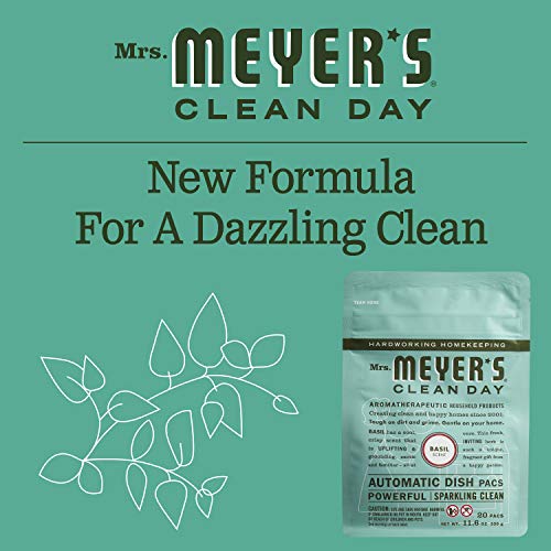 Product Cover Mrs. Meyer's Clean Day Automatic Dish Packs, Basil, 20 ct, 3 un