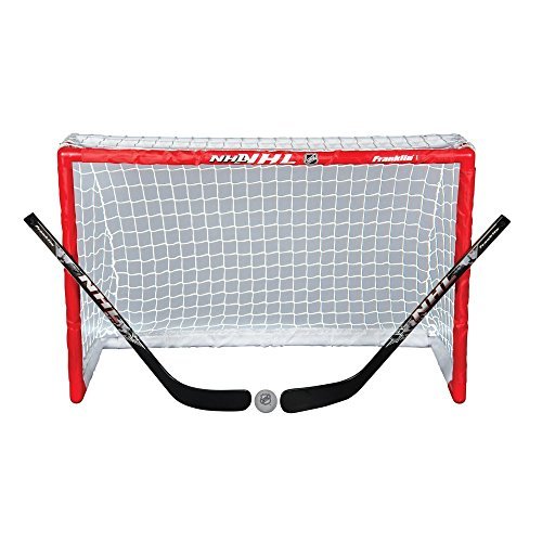 Product Cover Franklin Sports NHL Mini Hockey Elite Goal Set
